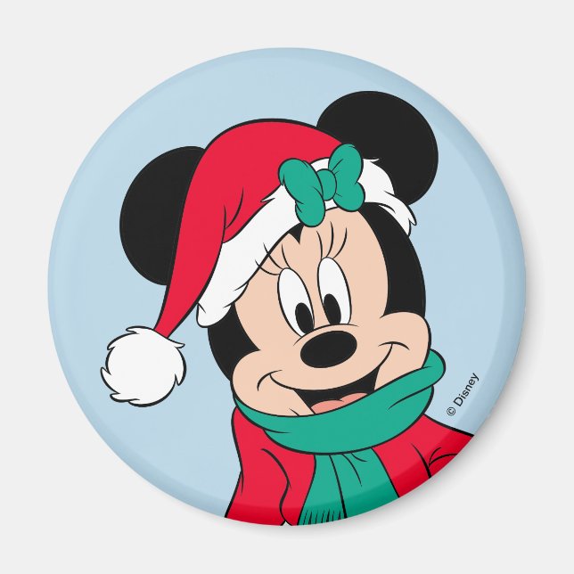 Minnie Mouse | Winter Outfit Magnet (Front)