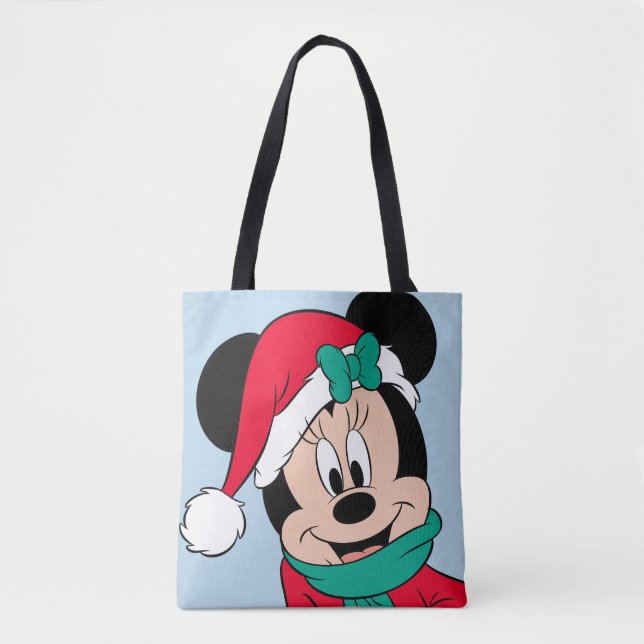 Minnie Mouse | Winter Outfit Tote Bag (Front)