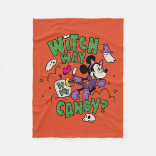 Minnie Mouse - Witch Way to the Candy Fleece Blanket