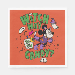 Minnie Mouse - Witch Way to the Candy Napkins