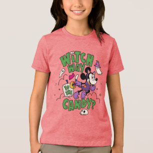 Minnie Mouse - Witch Way to the Candy Tri-Blend Shirt