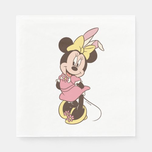 Minnie Mouse with Easter Bunny Ears Napkins