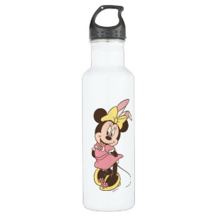 Minnie Mouse with Easter Bunny Ears Stainless Steel Water Bottle
