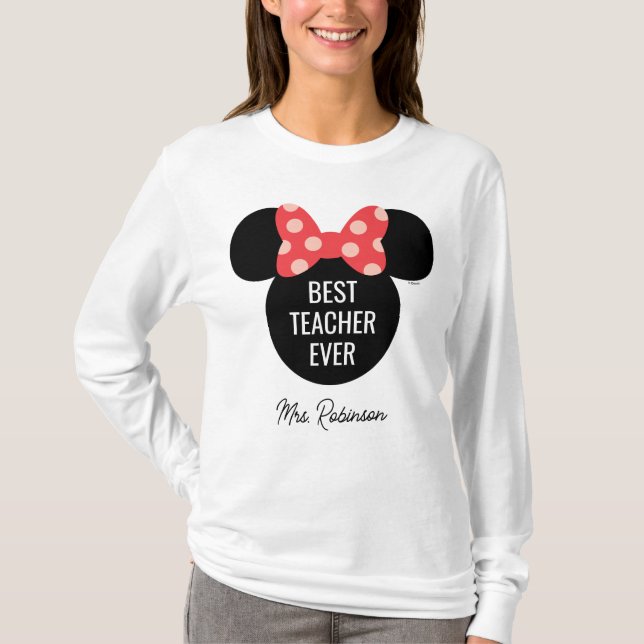 Minnie Mouse | World's Greatest Teacher T-Shirt (Front)