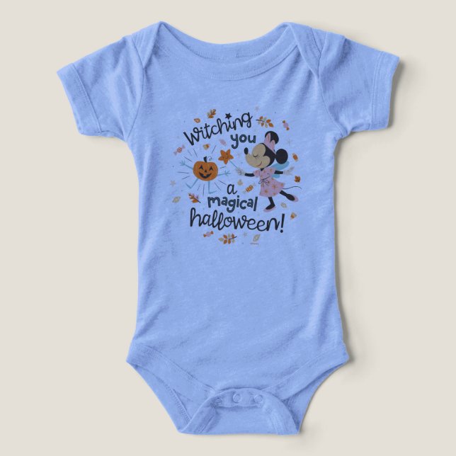 Minnie Mouse's Magical Halloween Greeting Infant T-shirt (Design Front)