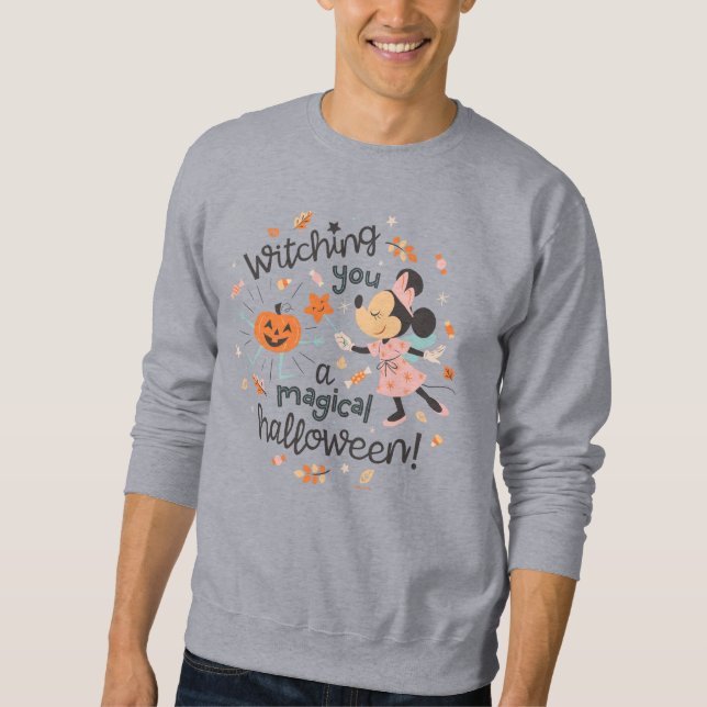Minnie Mouse's Magical Halloween Greeting Sweatshirt (Front)