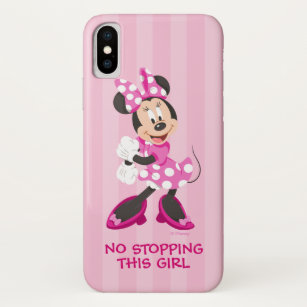 Minnie   No Stopping this Girl iPhone X Case