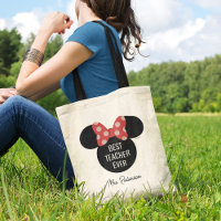 Minnie Polka Dot Head Silhouette | Best Teacher