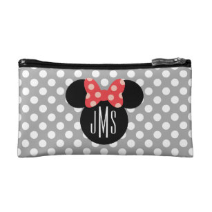 Amazon Com Beautifully Disney Minnie Mouse Makeup Bag With Mirror