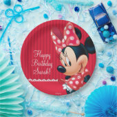 Minnie Red and White Birthday Paper Plates (Party)