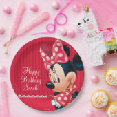 Minnie Red and White Birthday Paper Plates (Party)
