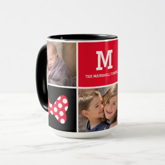 Minnie Red Polka Dot | Custom Photos & Monogram Mug