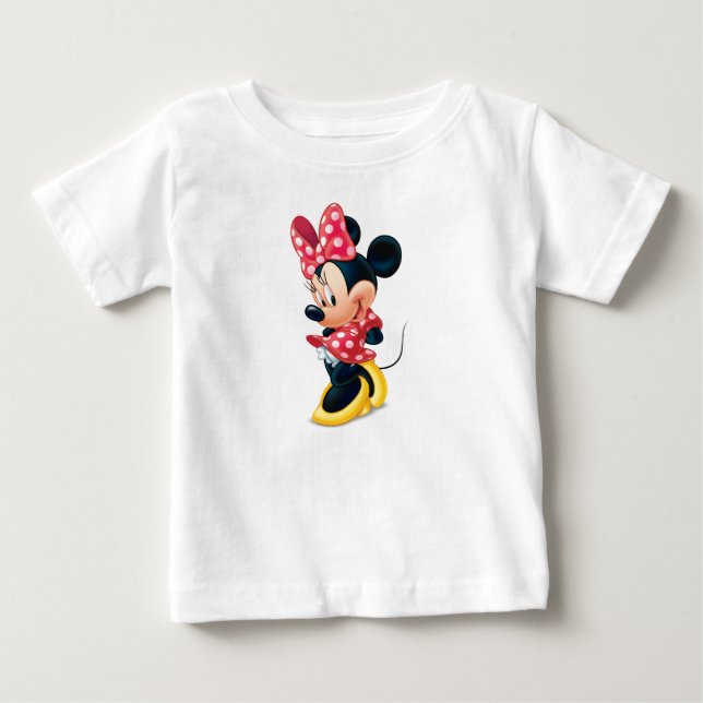Minnie | Shy Pose Baby T-Shirt (Front)