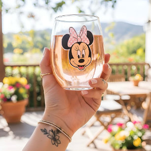 Minnie Stemless Wine Glass