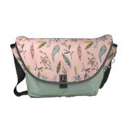 Minnie | Wildflower Pattern Messenger Bag at Zazzle