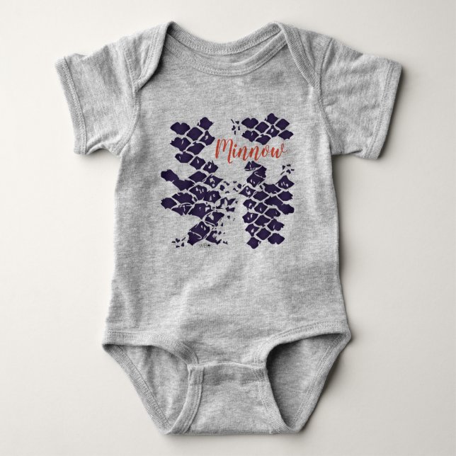 Minnow Baby Bodysuit (Front)