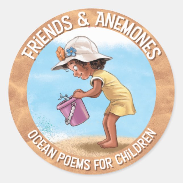 Minnow Classic Round Sticker (Front)