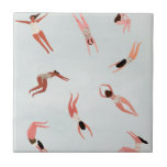 Minnows Ceramic Tile<br><div class="desc">Minnows II by Victoria Borges. | 137240GG</div>