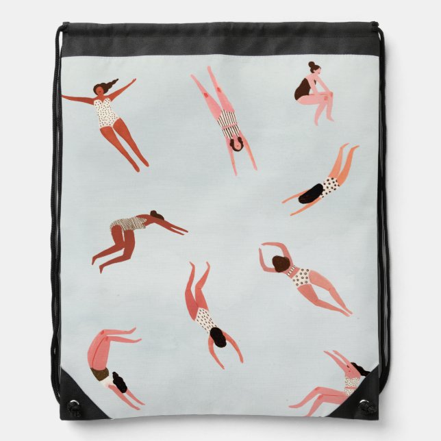 Minnows Drawstring Bag (Front)