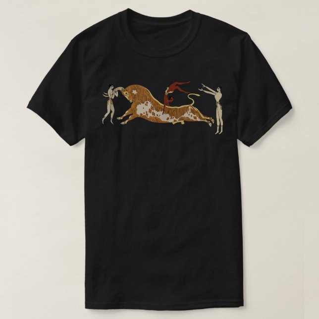 Minoan Bull-Leaping  T-Shirt (Design Front)