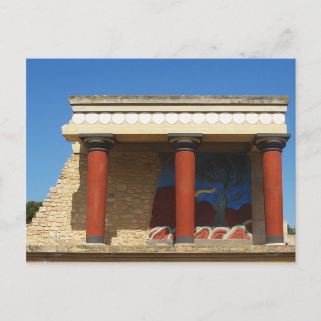 Minoan Palace of Knossos Postcard (Front)