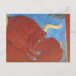 Minoan Palace of Knossos RED BULL Postcard