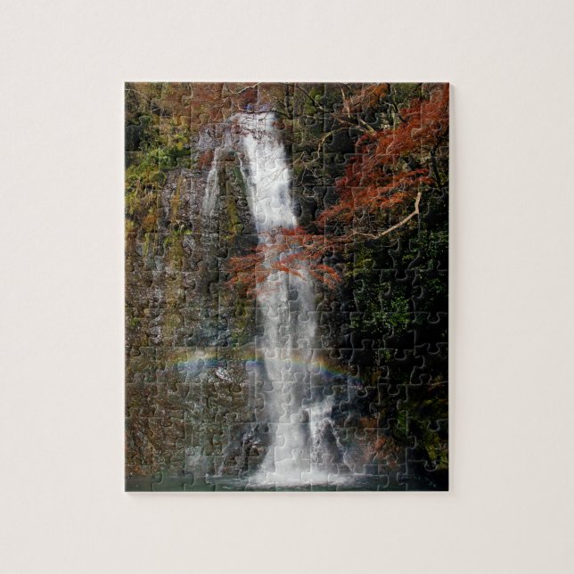 Minoh Falls in Minoh Osaka prefecture Japan Jigsaw Puzzle (Vertical)