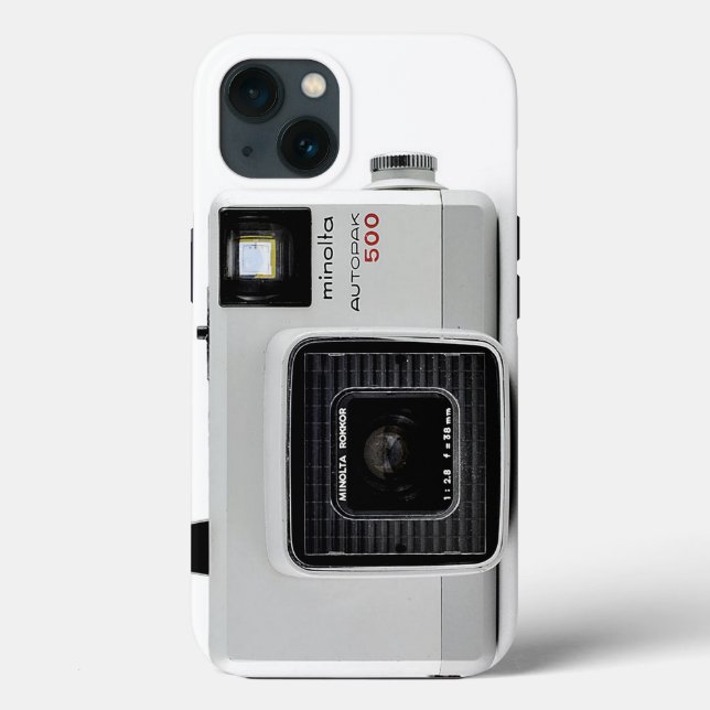 Minolta Autopak 500 Vintage Camera Case-Mate iPhone Case (Back)