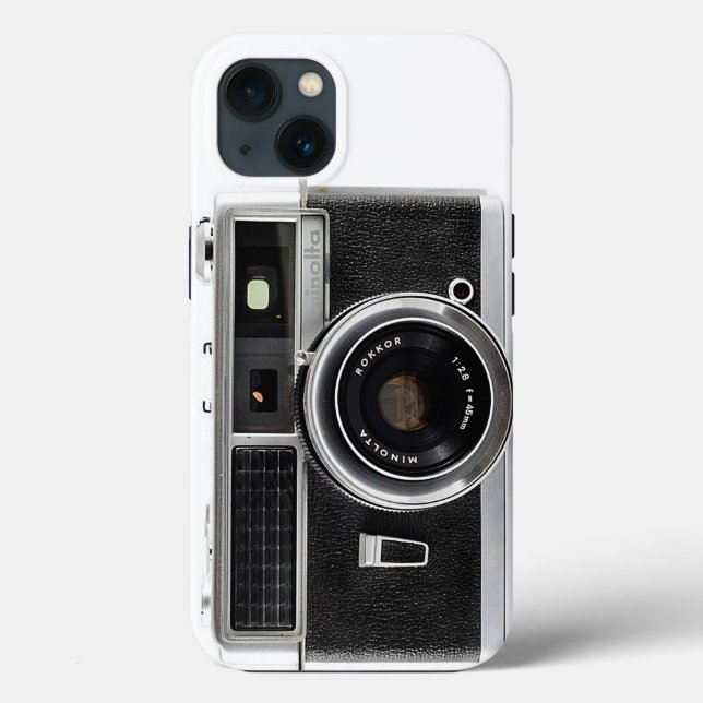 Minolta Hi-Matic Vintage Camera Case-Mate iPhone Case (Back)