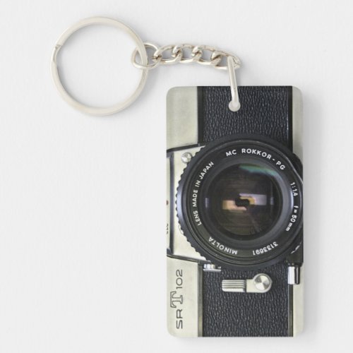 Minolta Vintage Camera Acrylic Keychain