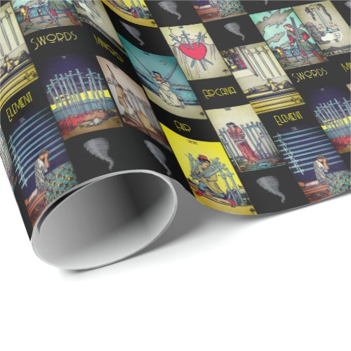 Minor Arcana Swords Air  Wrapping Paper