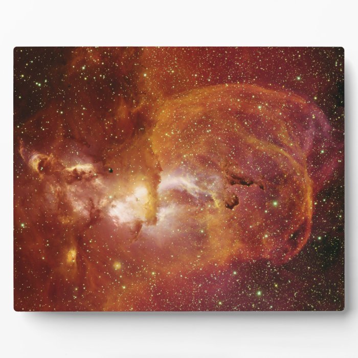 Minor Nebula NGC 3582 in Sagittarius RCW 57 Plaque