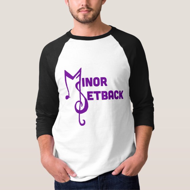 Minor Setback Baseball Tee (Front)