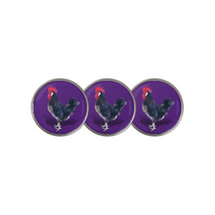 Minorca Rooster Golf Ball Marker