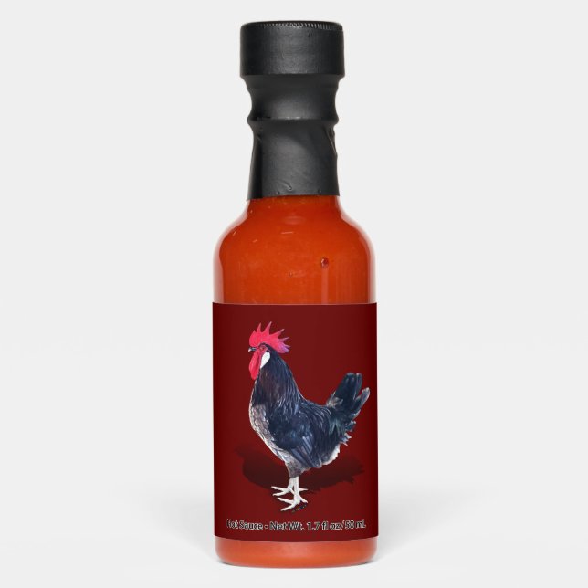 Minorca Rooster Hot Sauces (Front)