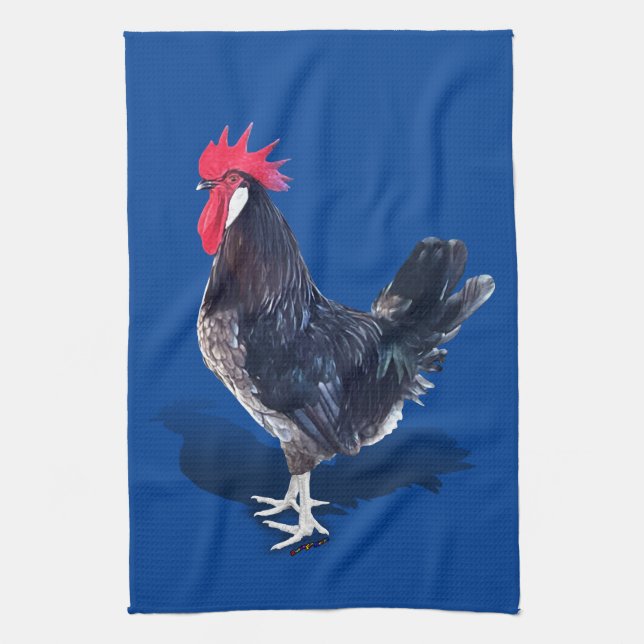Minorca Rooster Kitchen Towel (Vertical)