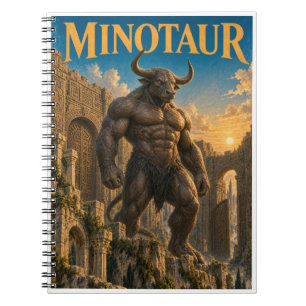 Minotaur, Gothic Fantasy Monster Notebook