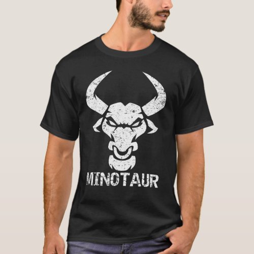 Minotaur Greek Mythological Creature Part Man Par T_Shirt