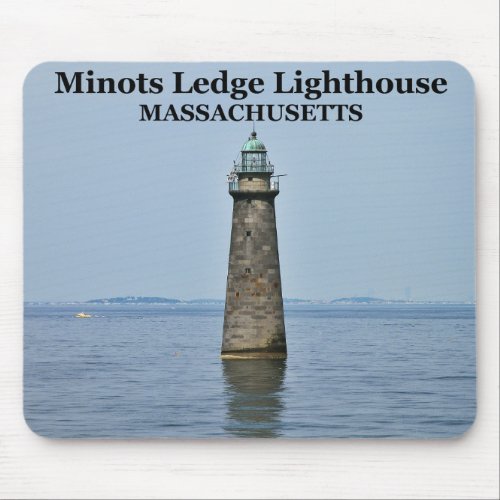 Minots Ledge Lighthouse Massachusetts Mousepad
