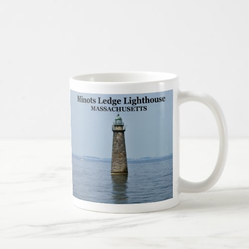 Minots Ledge Lighthouse Massachusetts Mug