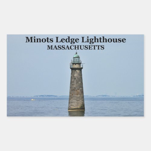 Minots Ledge Lighthouse Massachusetts Stickers