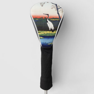 Minowa, Kanasugi, Mikawashima by Utagawa Hiroshige Golf Head Cover