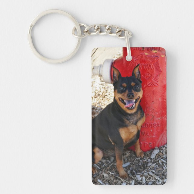 MInPin Happiness Keychain (Front)