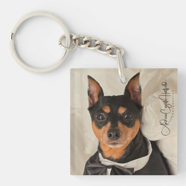 MinPin Tux Keychain (Front)