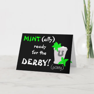 MINT(ally) ready for the DERBY! party invite