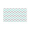 Mint and Gray Colorful Chevron Stripes