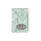 Mint and Gray Damask Pattern Custom Name