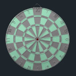 Mint And Gray Dart Board<br><div class="desc">Mint And Gray Dart Board</div>