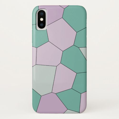 Mint and Lavender iPhone XS Case