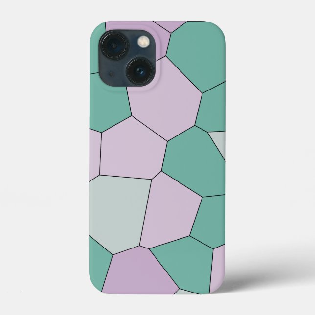 Mint and Lavender Case-Mate iPhone Case (Back)